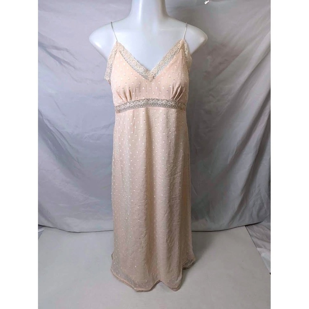 Band of the Free ~ Amalie Ivory Lace Slip Midi Dress ~ XS ~‎ Adjustable Straps